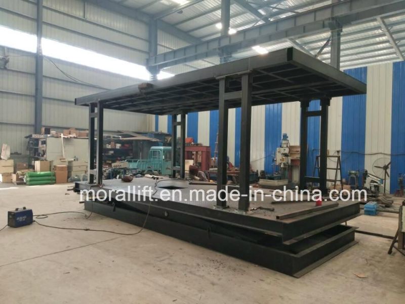 Hydraulic double deck car lift