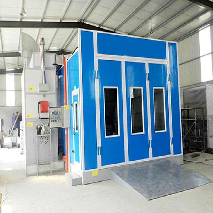 Automotive Spray Paint Booth with Intake and Exhaust Fan