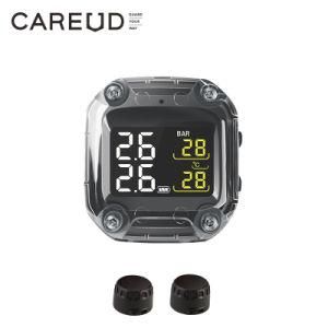 Careud Waterproof Tire Pressure Monitoring System Motorcycle TPMS