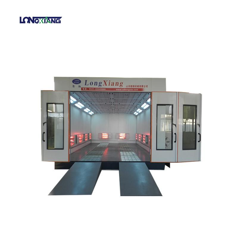 CE Approved Basic and Economic Product Series Car Spray Paint Booth with Moveble Infrared Light