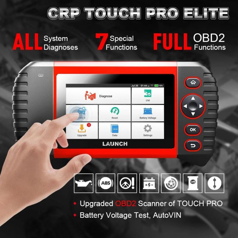 OBD Launch Scanner Crp Touch PRO Elite Launch Diagnostic Machine Cars