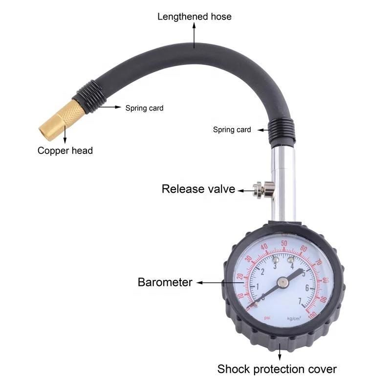 Test Tools Digital Tire Pressure Gauge 0-100psi