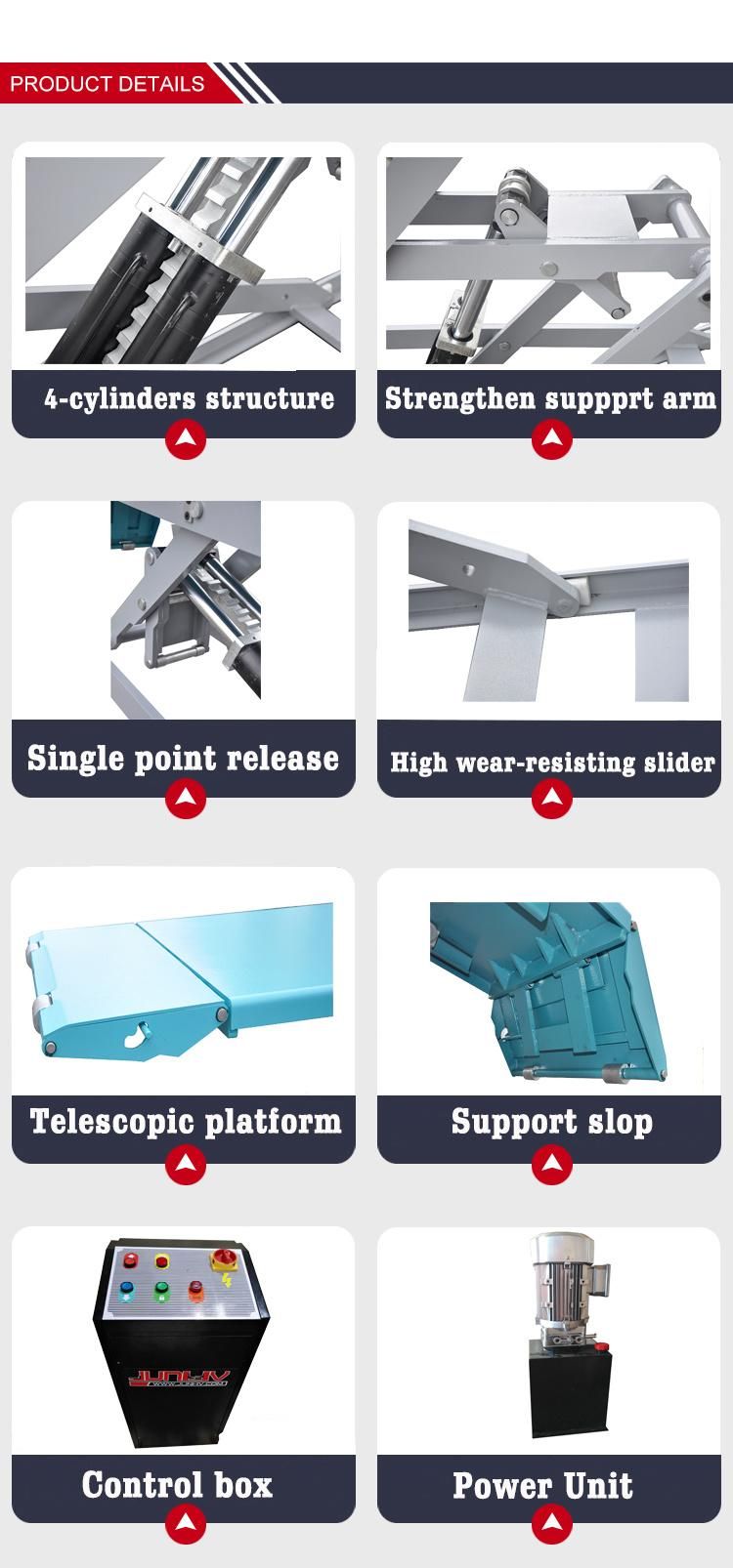 Customizable Voltage 3000kg Four Cylinder Scissor Lift