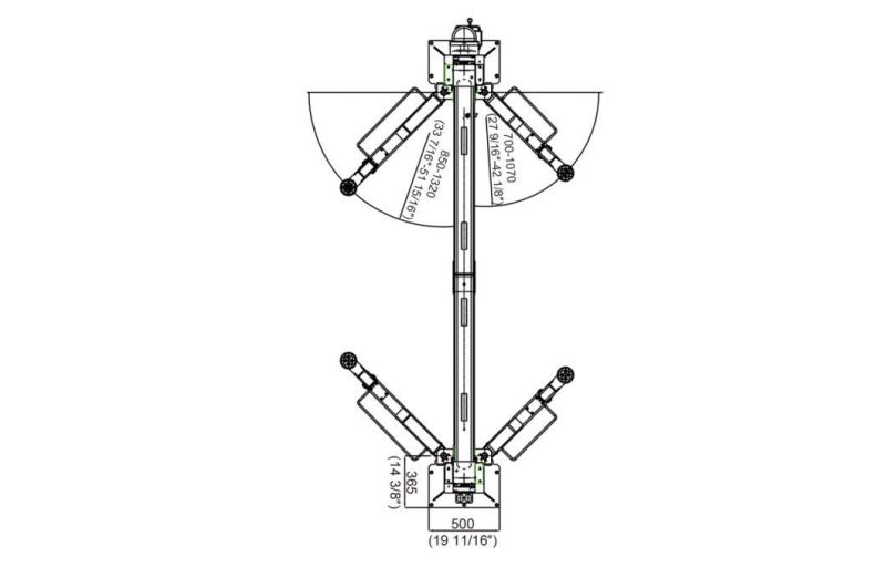 on-7214e Automatic 4t Capacity Auto Car Hoist 2 Post Car Lift Equipment Vehicles Clear Floor Hoist Hydraulic Auto Two Post Car Lift 4000kg Automobile Vehicles