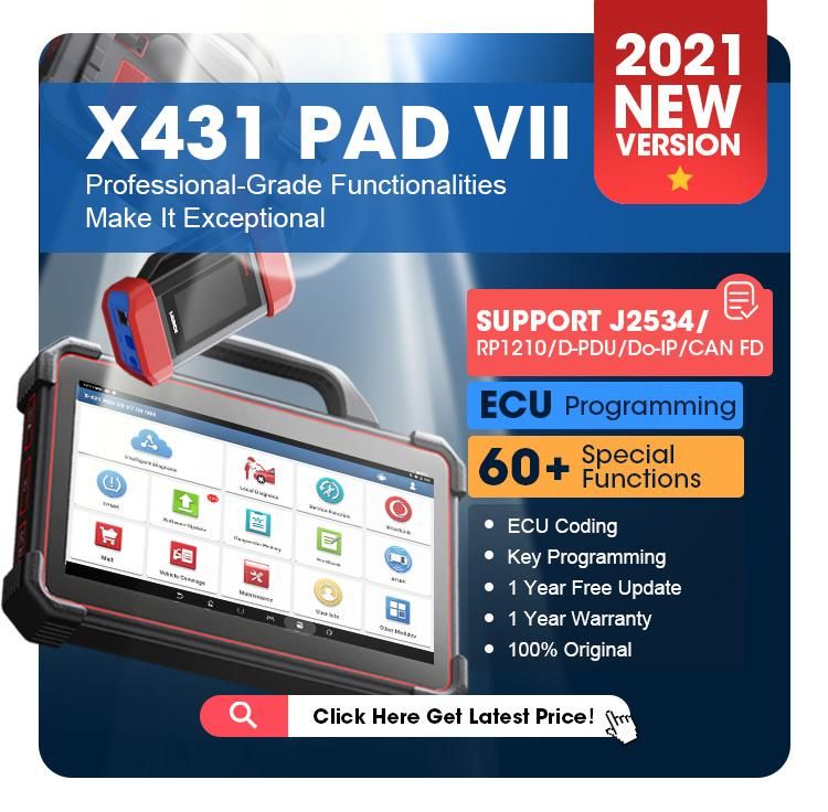 Launch X-431 Pad VII Pad 7 Automotive for Wireless Extended Range and Connectivity and Intelligent Diagnosis System