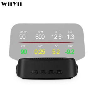 Smartgauge HD Reflection Car Hud C2 OBD+GPS Navigation Head up Display Speed Limiter OBD Diagnostic Tool Hud Ride on Car