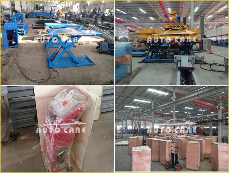 3500kg Lifting Capacity MID Rise Mobole Scissor Car Lift for Sale