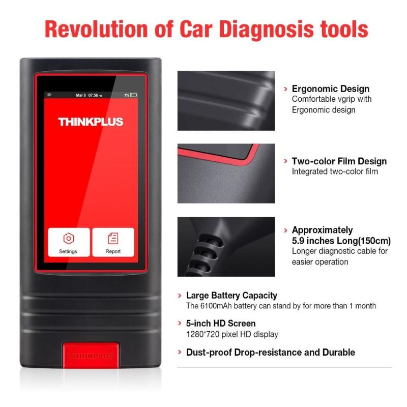 Thinkcar Thinkplus Intelligent Car Vehicle Diagnosis Automatically Uploaded Professional Report Easy Auto Full System Check