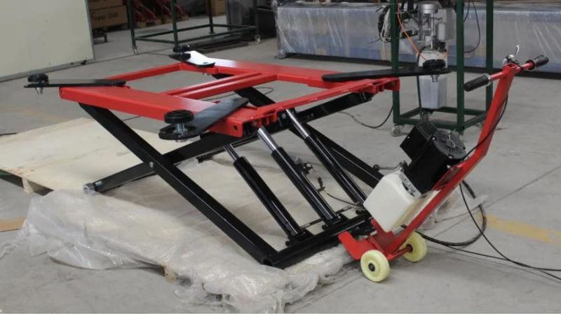 1250mm Lifting Height 2700kg Capacity Movable Scissor Car Jack