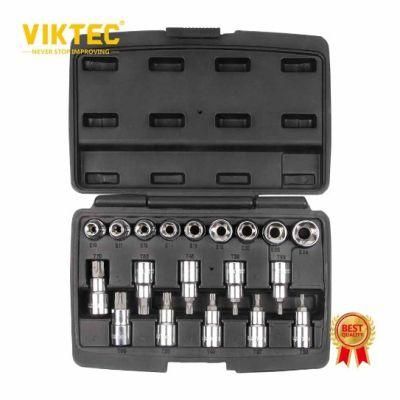 19PC 1/2 Drive Star Socket &amp; Bits Socket Set (VT13349)