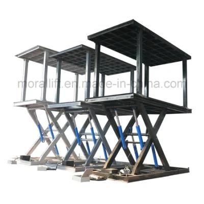 2 Level Parking Equipment Scissor Car Lift for Sale