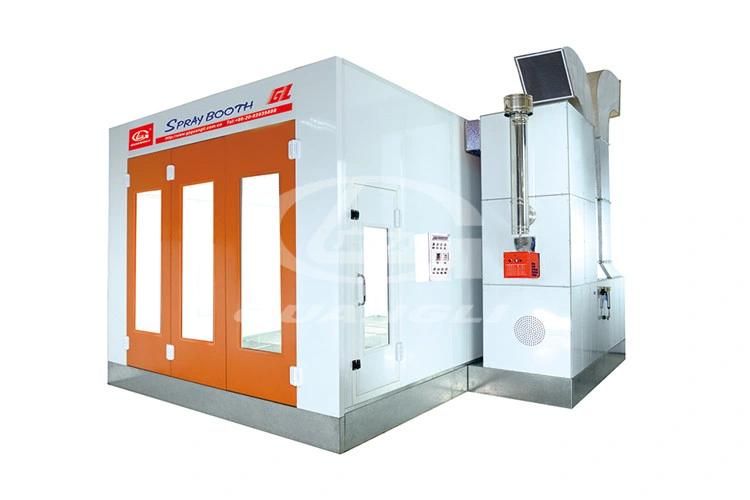 Full Downdraft Spray Bake Paint Booth with Intake and Exhause Fans