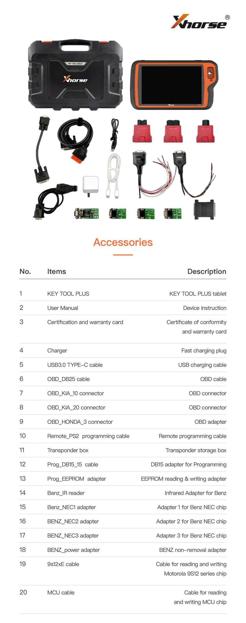 Xhorse Vvdi Key Tool Plus Pad Full Configuration Advanced Version