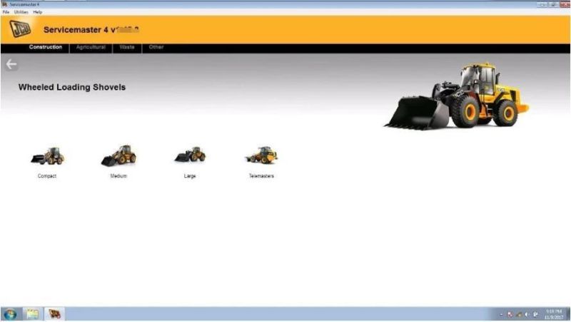 Jcb Electronic Service Tool with Jcb Service Master V1.73.3 Heavy Duty Truck Diagnostic Scanner