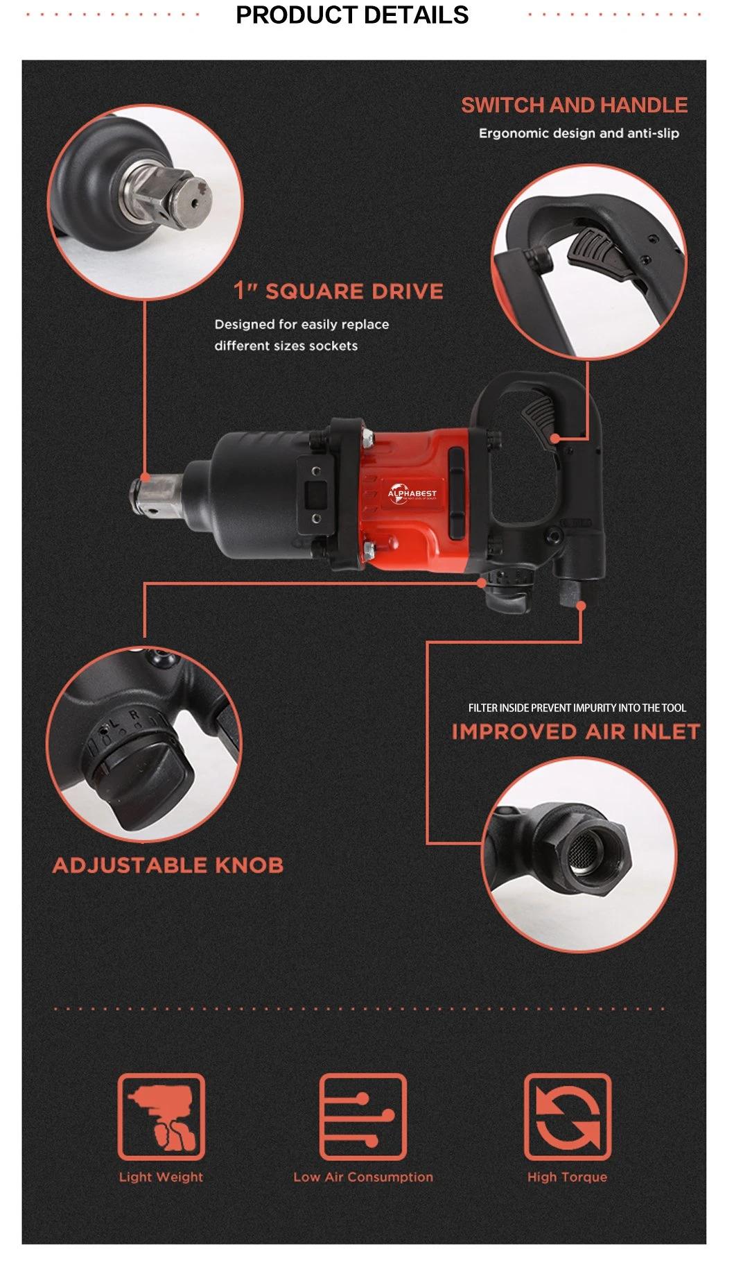 1" High Torque Type Repair Tools Air-Powered Pneumatic Impact Wrench at-D6120