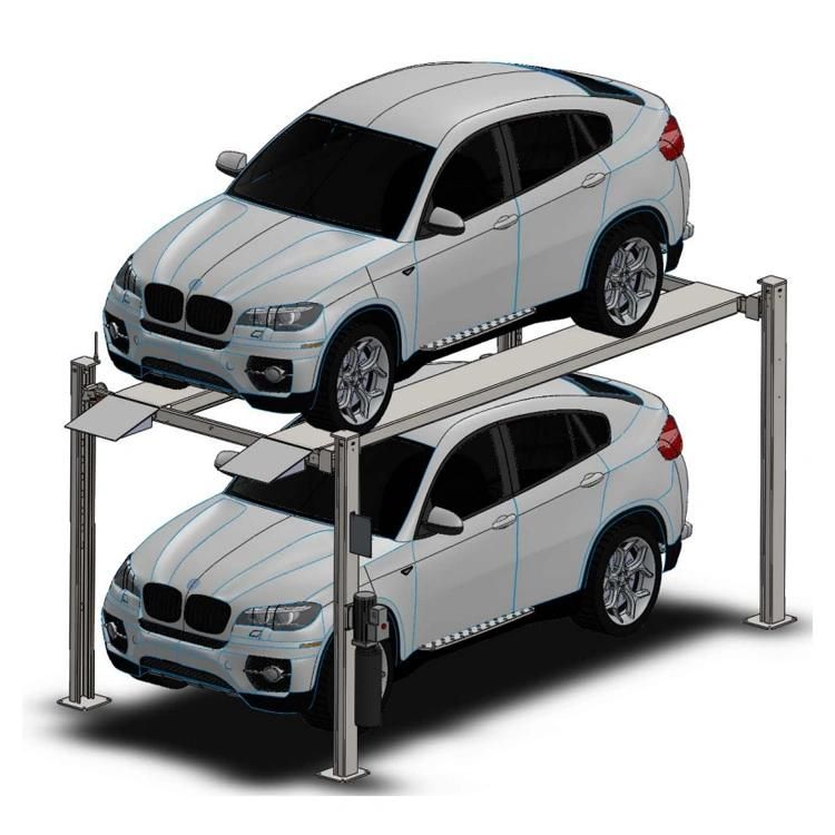 Home/Garage 2 Car Stacker 4 Post Car Parking System