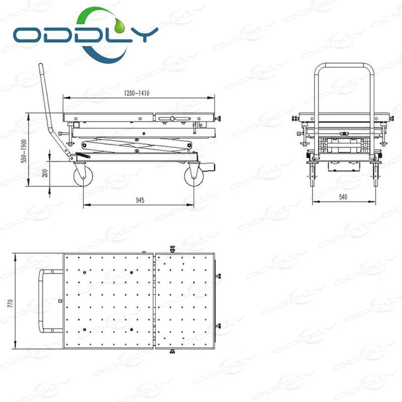 Scissor Car Lift Energy Lift with Lifting 1200kg