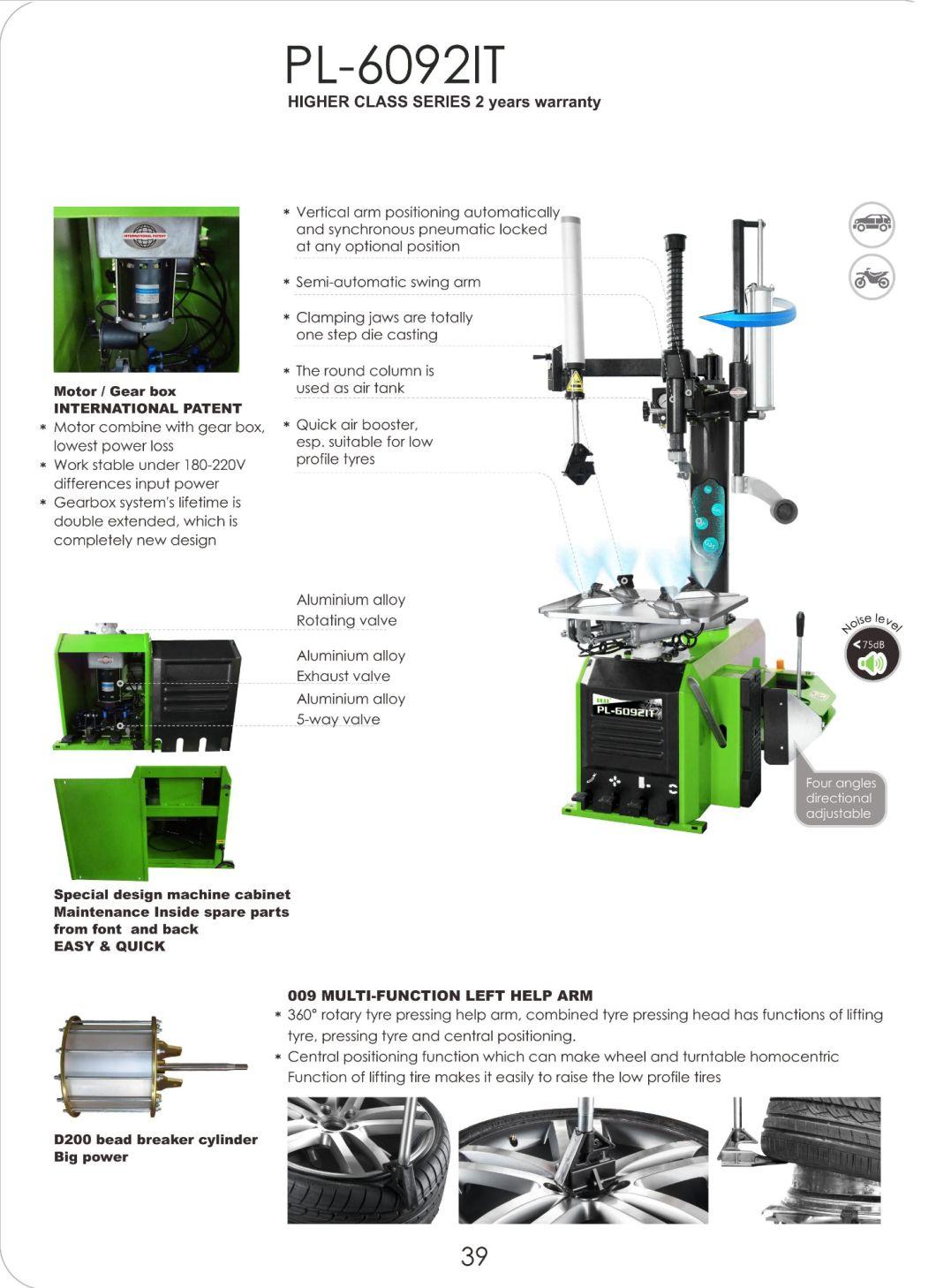 Puli New Semi Automatic Swing Arm Tyre Changer CE Price Pl-6092it Auto Maintenance Repair Equipment on Sale