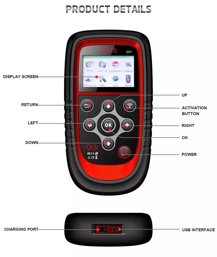 Tyre Pressure Monitoring System Universal TPMS Sensor Programming Tool