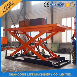 Hydraulic Underground Electric Scissor Car Hoist with Ce