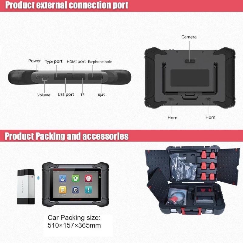 S8m Scanner OBD2 Professional Diagnostic Tool OBD2 Scanner Full System IMMO Oil Tpa BMS DPF Epb Reset Pk X431 V