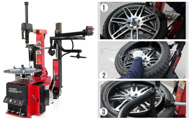 Tilting Tyre Changer with Help Arm