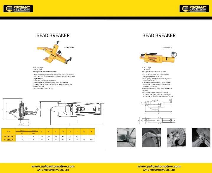 AA4c Tyre Removal Machine