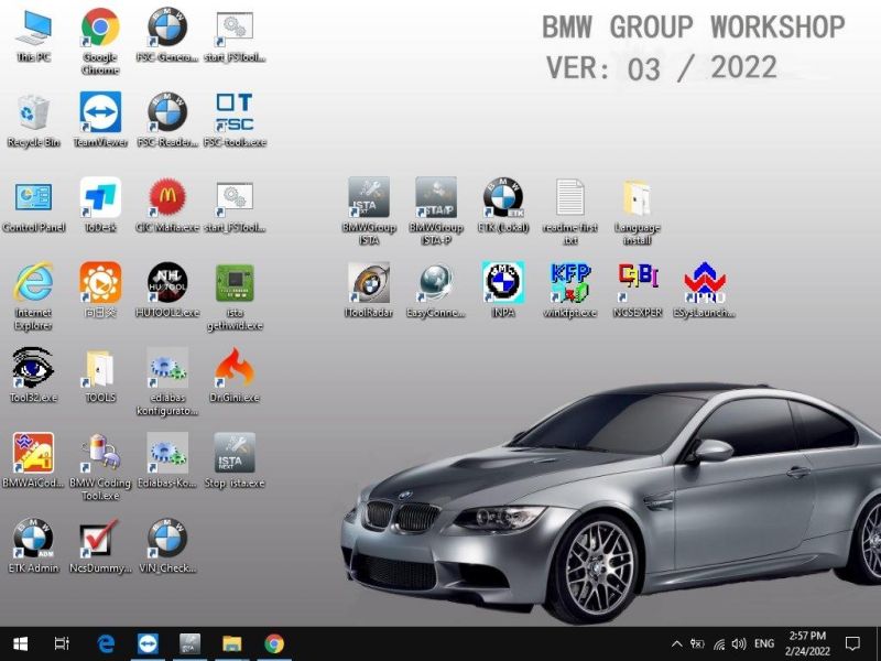 BMW Icom A2 a+B+C Plus Lenovo X220 I5 4GB Laptop V2022.03 Engineers Version Ready to Use