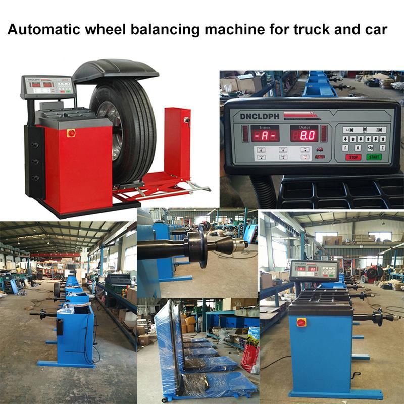 Semi Automatic Heavy Truck Tire Repair Machine for Wheel Balancing