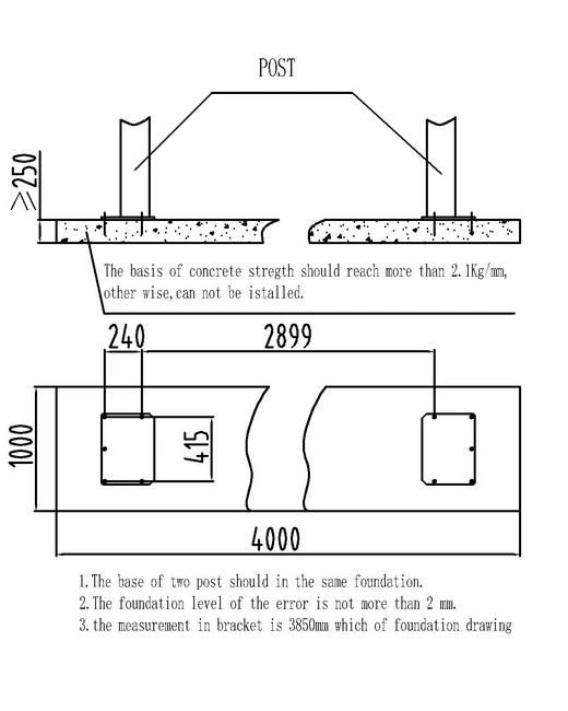 2 Post Clear Floor Car Lift