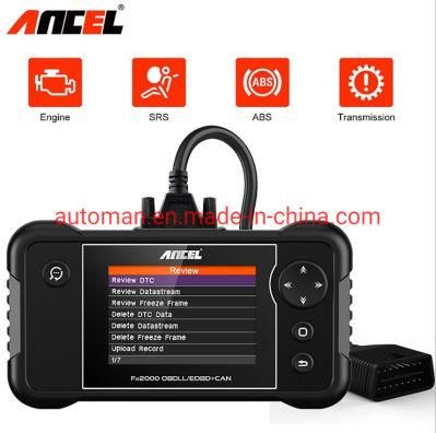 Ancel Fx2000 OBD2 Scanner Four Systems Odb2 Car Diagnostic Tool Engine/ABS/SRS