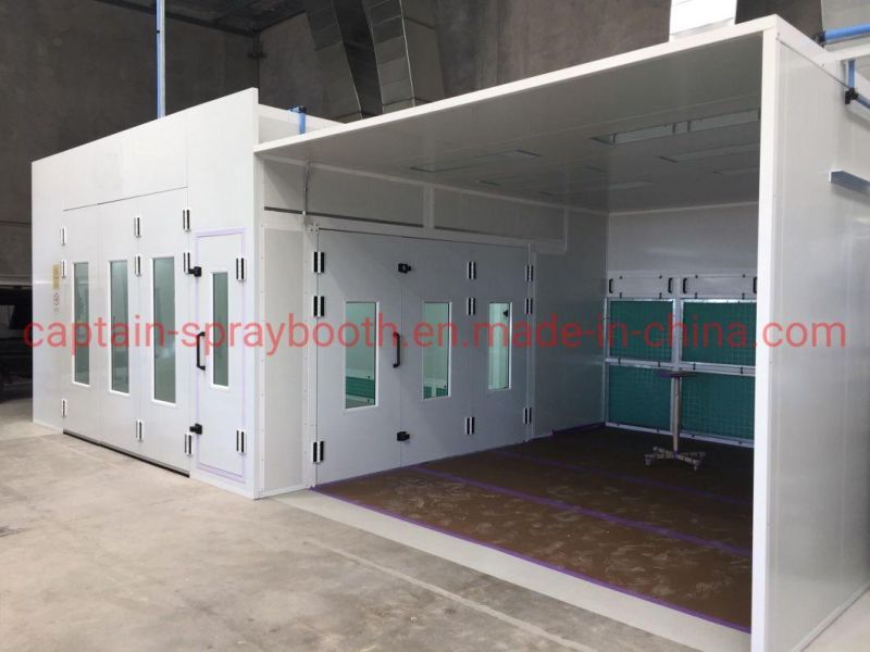 High Efficiency Metal Sheet Painting Coating Line Combination Spray Booth and Prep Station Bay Standby Paint Booth