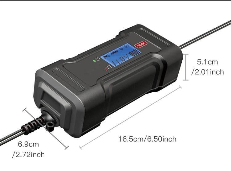 High Quality Intelligent Automatic 12V 4AMP Car Battery Charge Charger