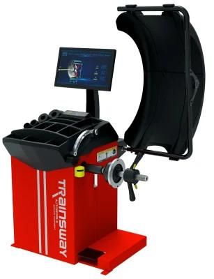 Trainsway Zh828 Tire Balancing Machine with Pinpoint Laser Accuracy