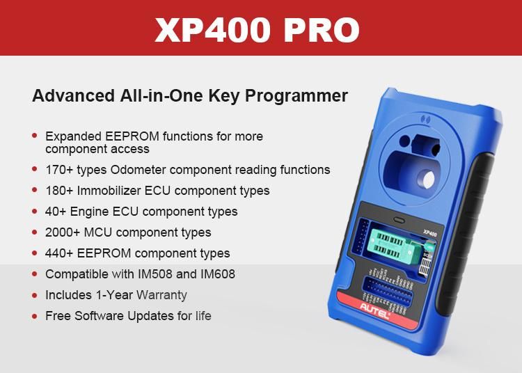 Autel Im508 XP400 PRO Car Key Programming Machine for All Types of Cars