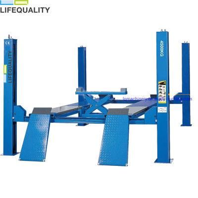 China Car Auto Wheel Alignment 4 Four Post Car Lift