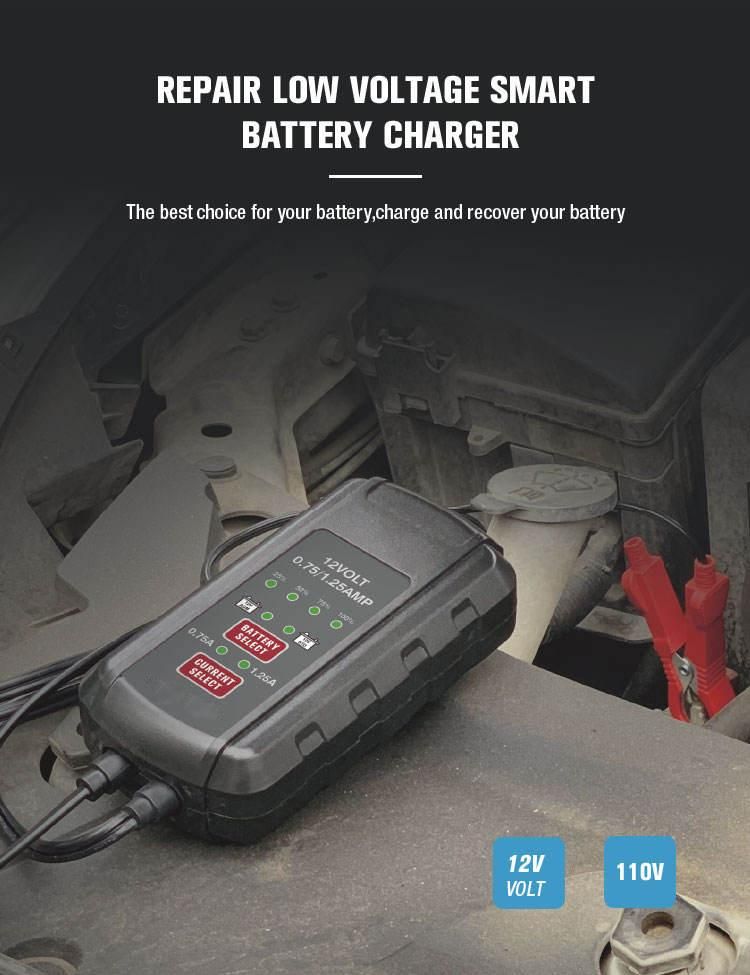 High Quality Intelligent Automatic 12V 4AMP Car Battery Charge Charger