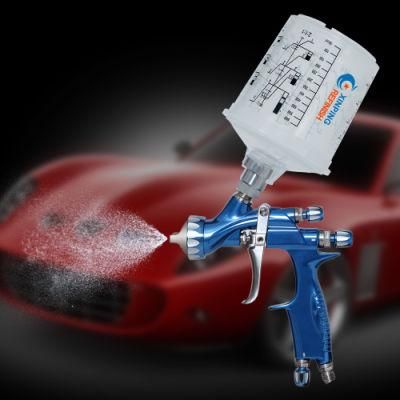 HVLP Gravity Mini Spray Paint Gun Cup Pot Pneumatic Tool Accessories Plastic Spray Gun Pot