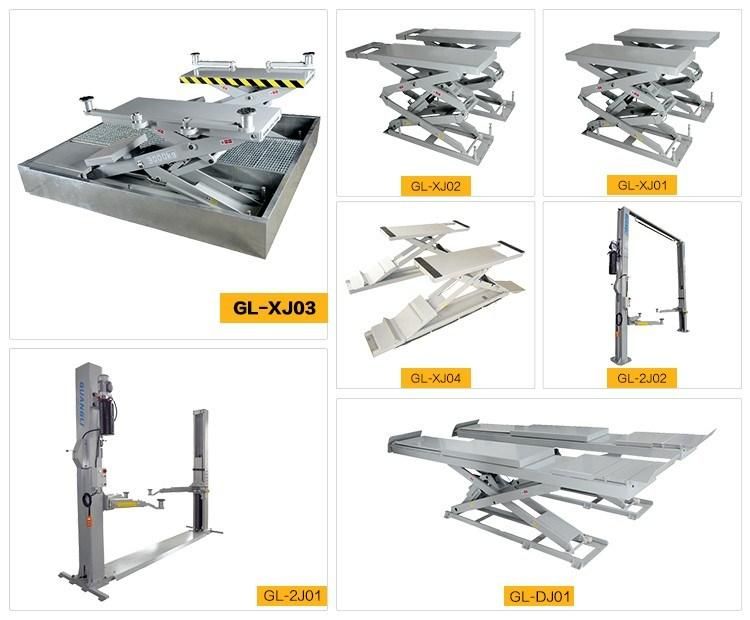 Guangli Newly-Design High Quality Stationary Hydraulic Platform Garage Equipment Car Lift