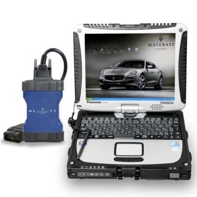 Mdvci Maserati Detector SD3 Support Programming and Diagnosis with Maintenance Data Installed on Panasonic CF19 Ready to Use