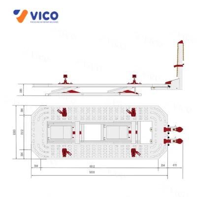 Vico Auto Body Frame Machine Chassis Liner Vehicle Collision Center