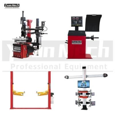 Tyre Machine with Wheel Balancing Lift and Wheel Aligner Combo