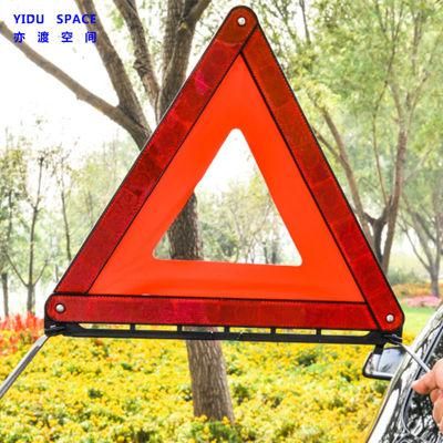 CE Certification Road Safety Red Emergency Reflective Foldable Auto Car Warning Triangle