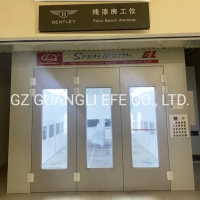 European Standard Auto Maintenance Equipment Car Spray Paint Booth for Bentley Shop