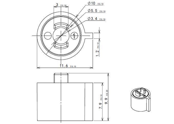 Mini Box Lock Latch Push Button Switch for Rice Cooker