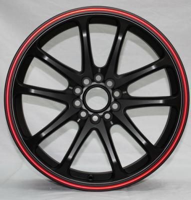 15X6.5 17X7.5 18X7.5 Inch Alloy Auto Parts Wheels Aluminum Rims 4X100