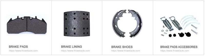 Fricwel Brake Lining for Mercedes Benz Truck / Bus