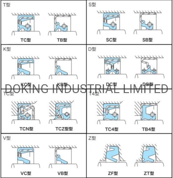 NBR Va Ring, Va400 Rubber Wiper Seal, Rubber Molded Parts, O Ring, Oil Seal