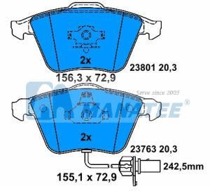 Front Disc Brake Pads for Audi A4 A6 4e0 698 151 F