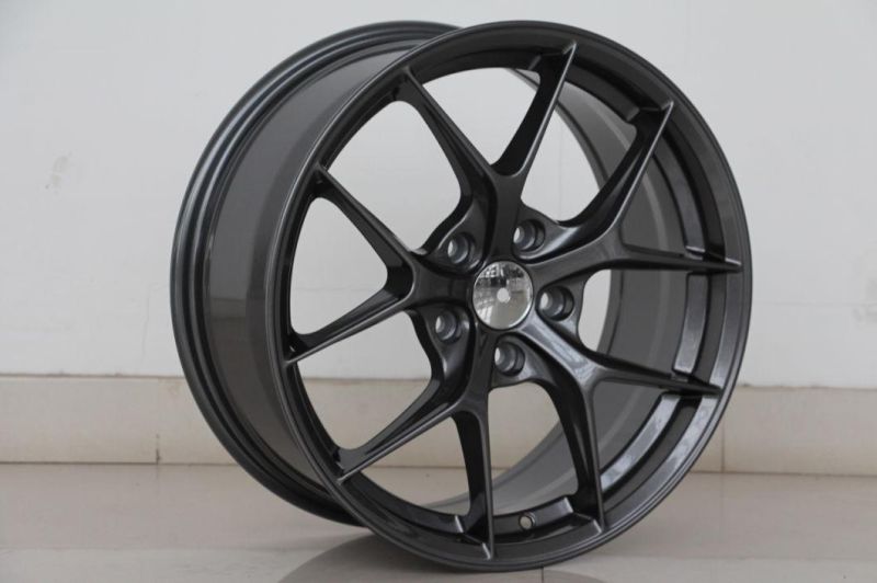 17*7.5 Gloss Black Alloy Wheel Replica